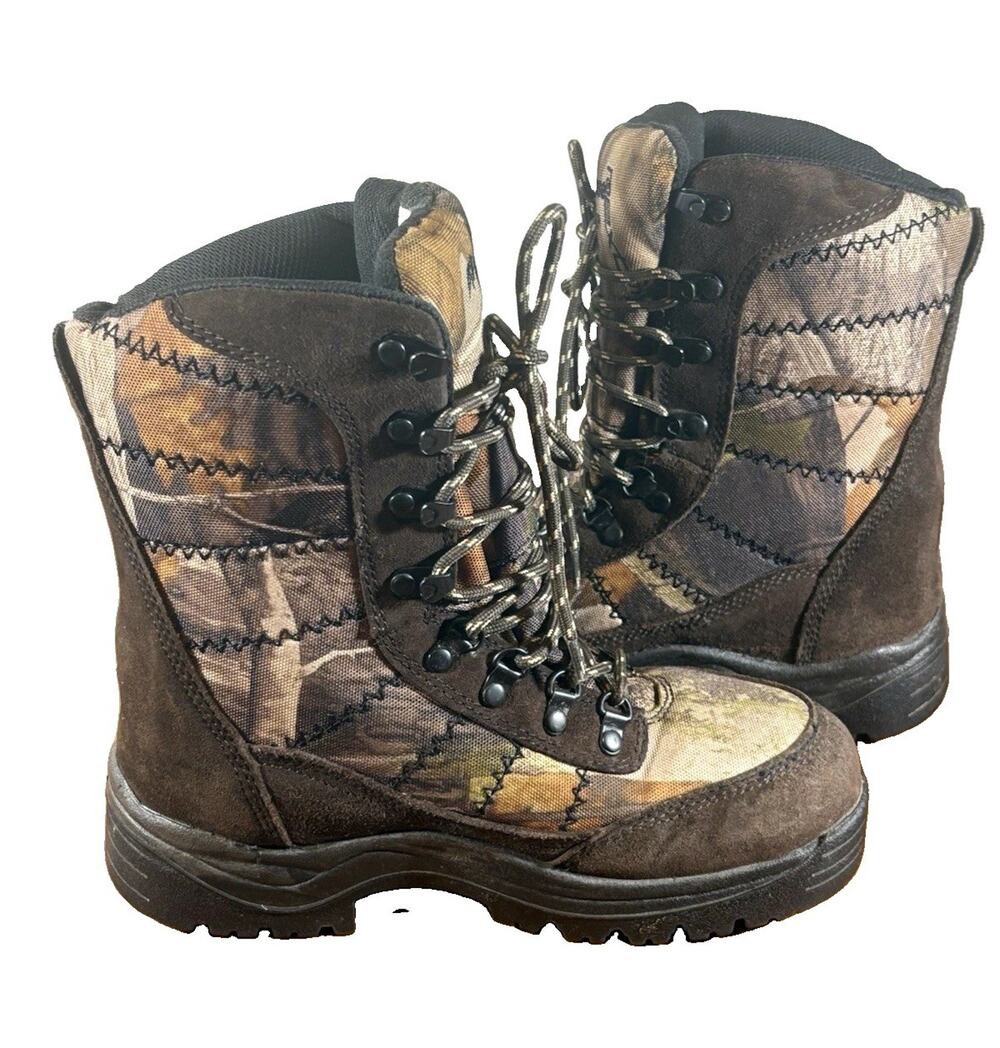 LaCrosse Silencer 8" Womens Hunting Boots 800G Insulated Camo Waterproof Sz 8